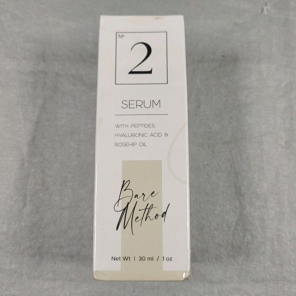 Bare Method Skincare Facial Serum Moisturizer  No 2. Serum only  NEW